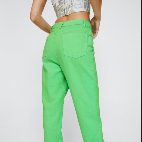 Bright Neon Green Jeans | Perfect for Spring & Summer - Picture 4 of 8